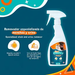 Removedor Especializado De Manchas Y Orina 500 Ml Con Sentido