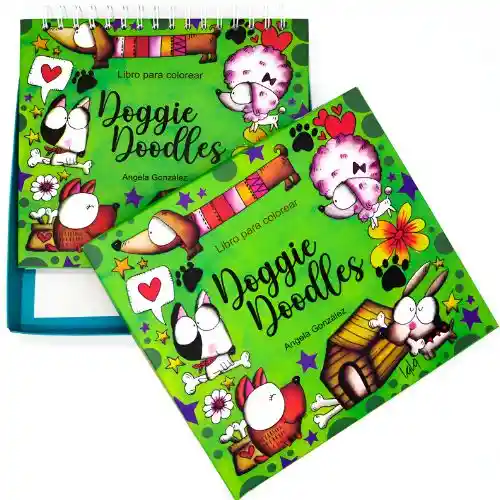 Libro Para Colorear "doggie Doodles" Por Lala González