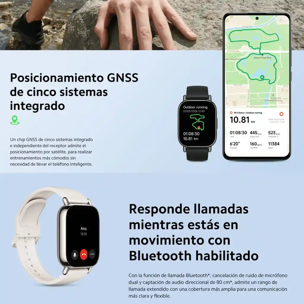 Xiaomi Redmi Watch 5 Lite, Pulsera Smart Gps Llamada Bt, Dorado