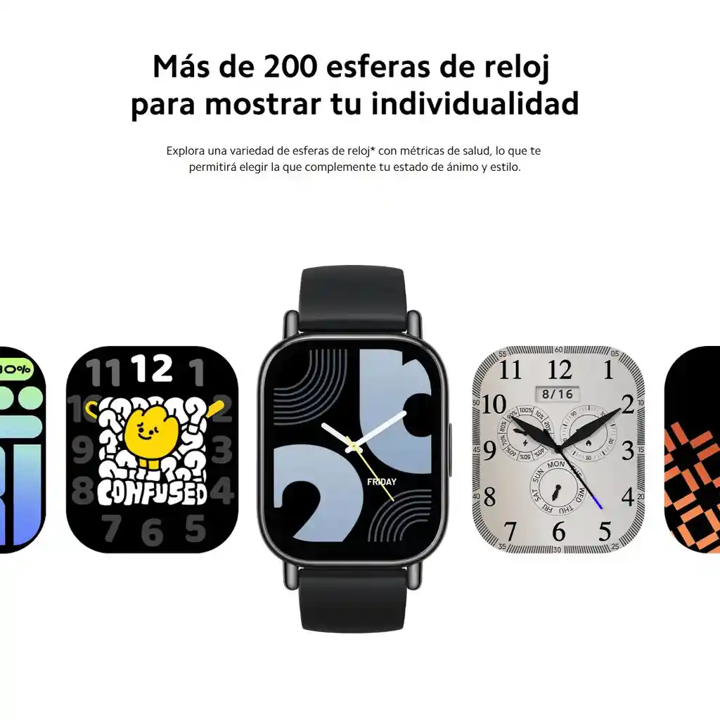 Xiaomi Redmi Watch 5 Lite, Pulsera Smart Gps Llamada Bt, Negro