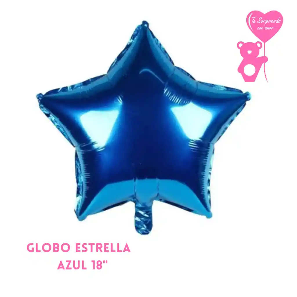 Globo Estrella Azul 18"