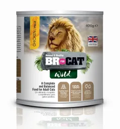 Lata Br Wild Gato 400 Gr Chicken