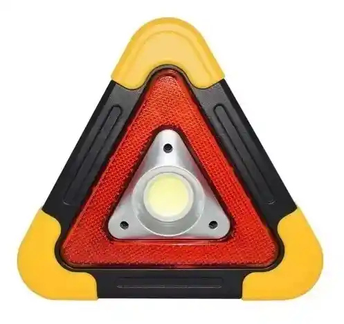 Triangulo Led Para Carretera Luz Animada +reflecto+cargador