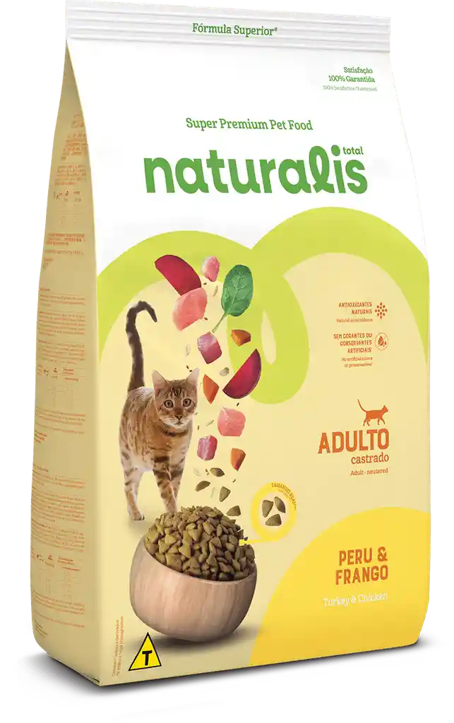 Naturalis Para Gato Castrado 1.5 Kg Naturalis Gato Pollo Y Pavo 1.5 Kg