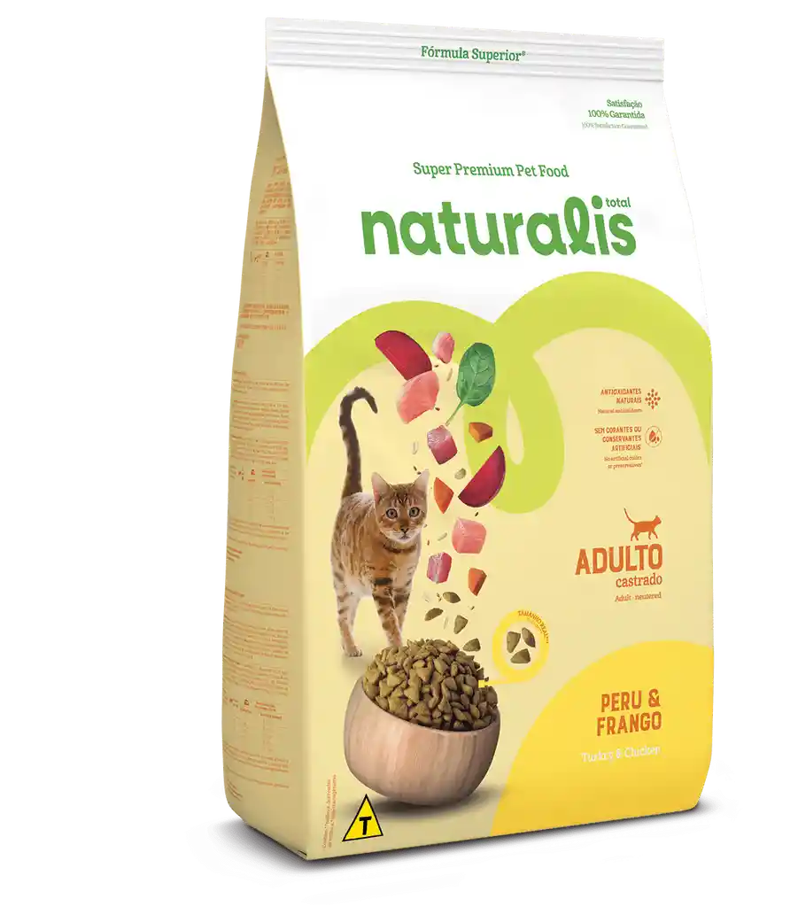 Naturalis Para Gato Castrado 1.5 Kg Naturalis Gato Pollo Y Pavo 1.5 Kg