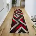 Tapete Camino Estampado Antideslizante Rojo 50 X 180 Cms