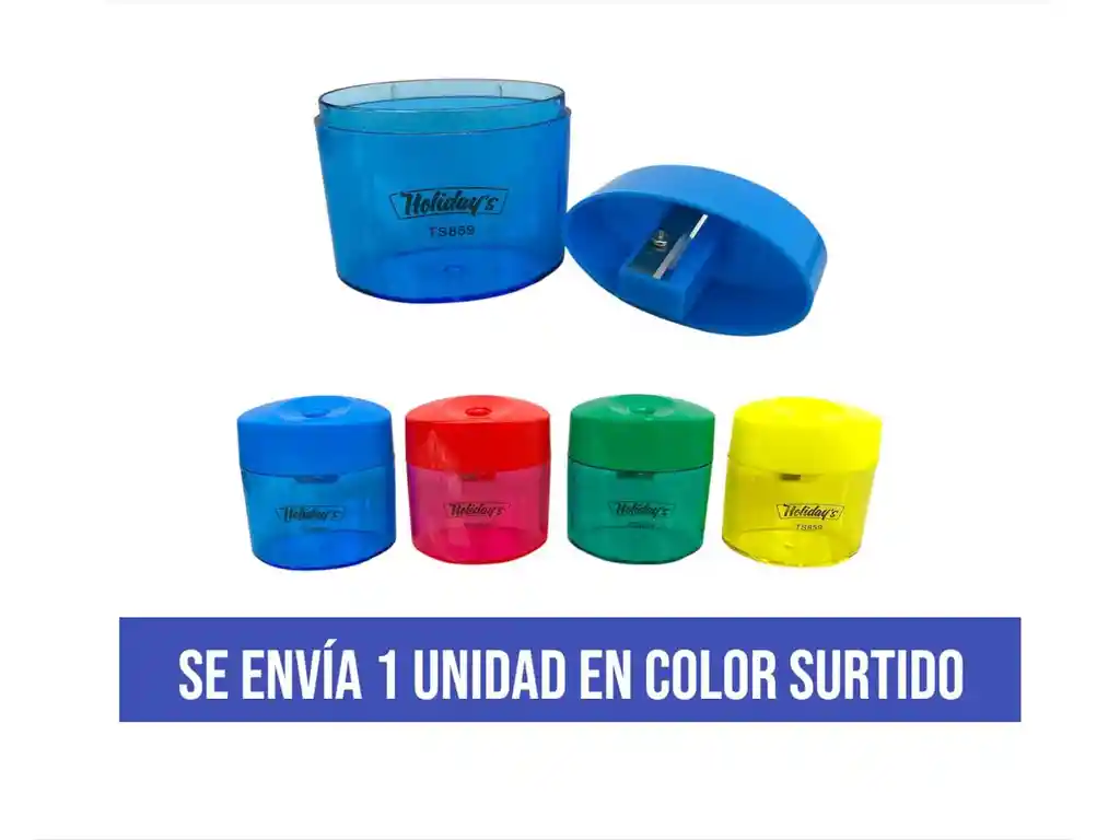 Sacapuntas Tajalapiz Para Lapiz Estandar Colores Surtidos.