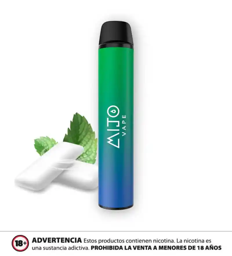 Vaporizador Mijo Vape 1500 Menta Fresa