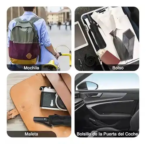 Sombrilla Automática Paraguas Con Protector Solar