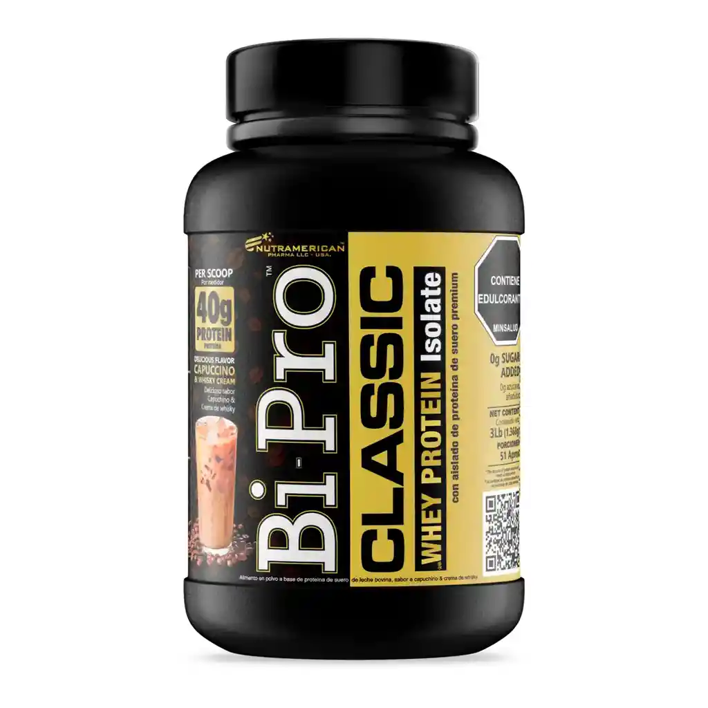 Bi Pro Classic Capuccino Y Crema De Whisky 3lb Nutramerican