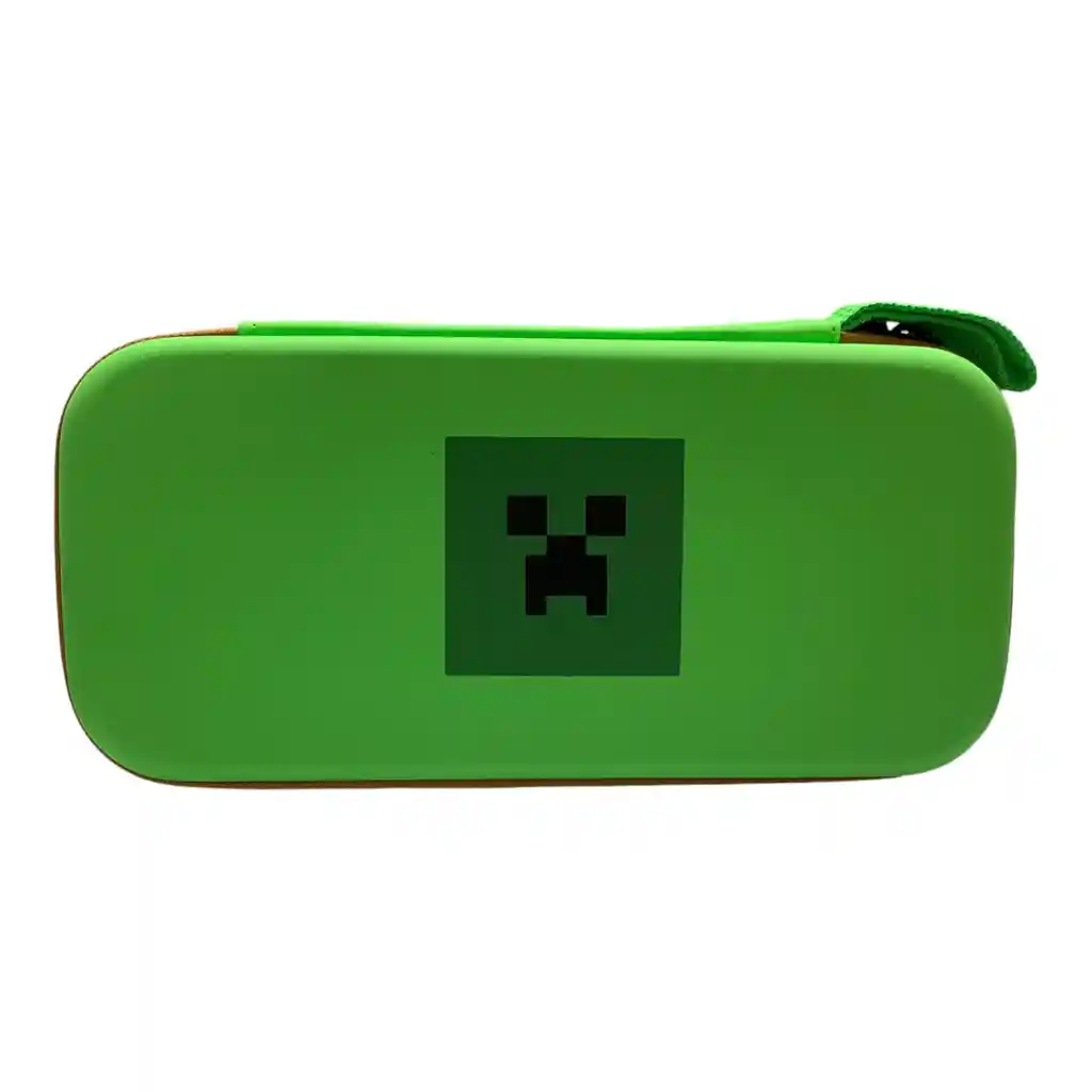 Estuche Edicion Minecraft + Vidrio + 2 Grips Para Nintendo Switch Oled