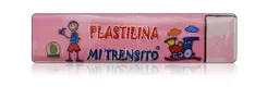 Plastilina Rosada En Barra Mi Trensito 55gr