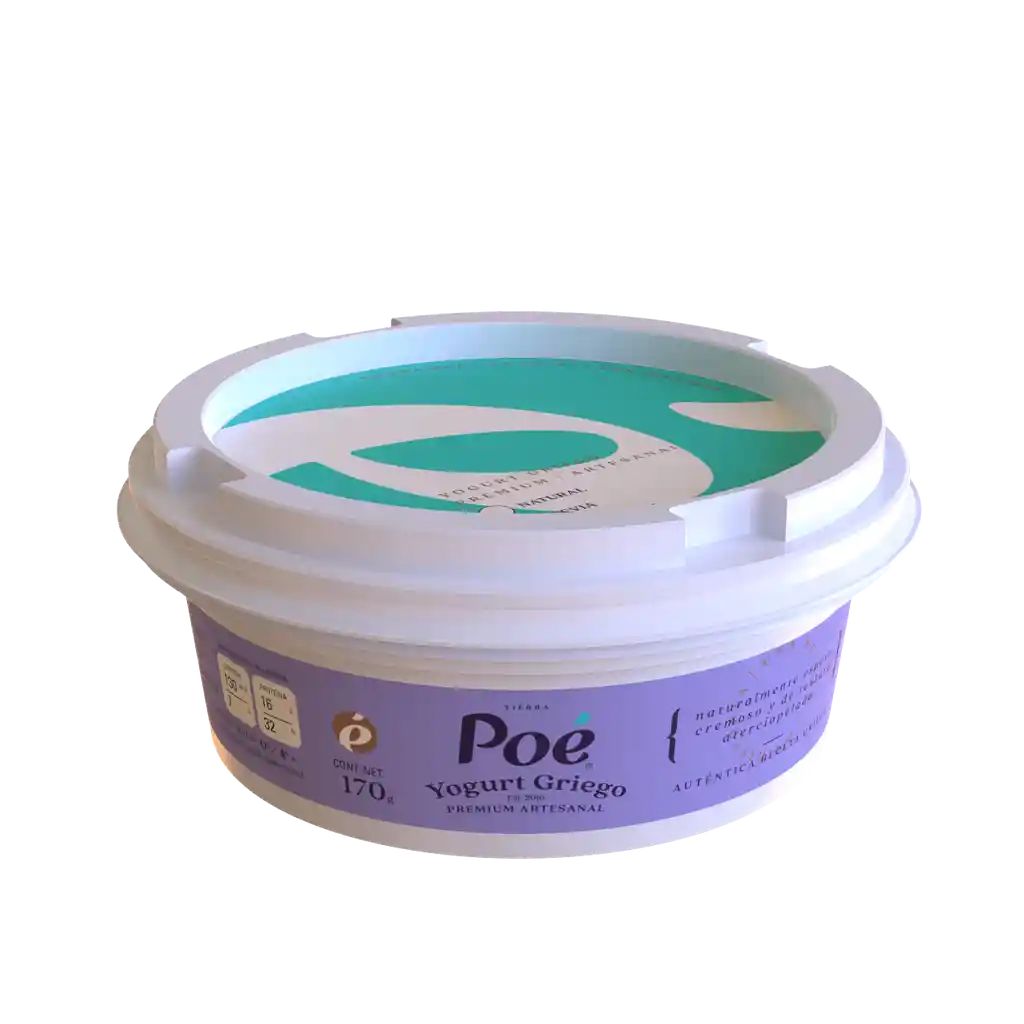 Yogurt Griego 100% Natural - Poe 170g