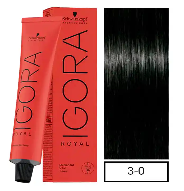 Tinte Para Cabello, 3.0 Castaño Oscuro - Igora