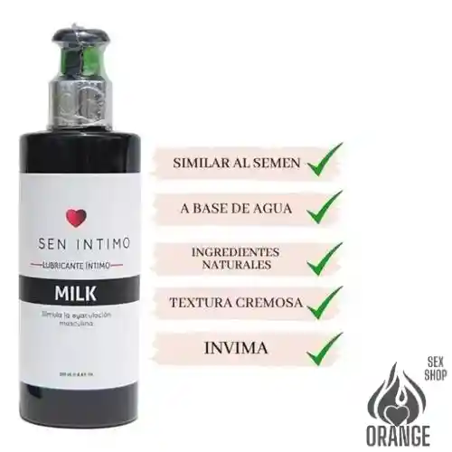 Lubricante Sen Íntimo Milk, Tipo Semen 250ml