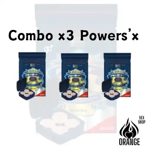 Combo De 3 Powers'x Potenciador Masculino, Mejor Conocido Como Power Sex!