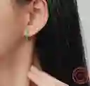 Aretes Aros Pendientes Para Mujer Con Turquesas En Plata 925