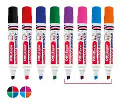 Marcador Borrable Offiesco Colores X8