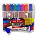 Marcador Borrable Offiesco Colores X8