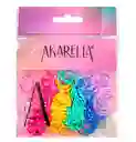 Caucho Colores Para Pelo O Cabello
