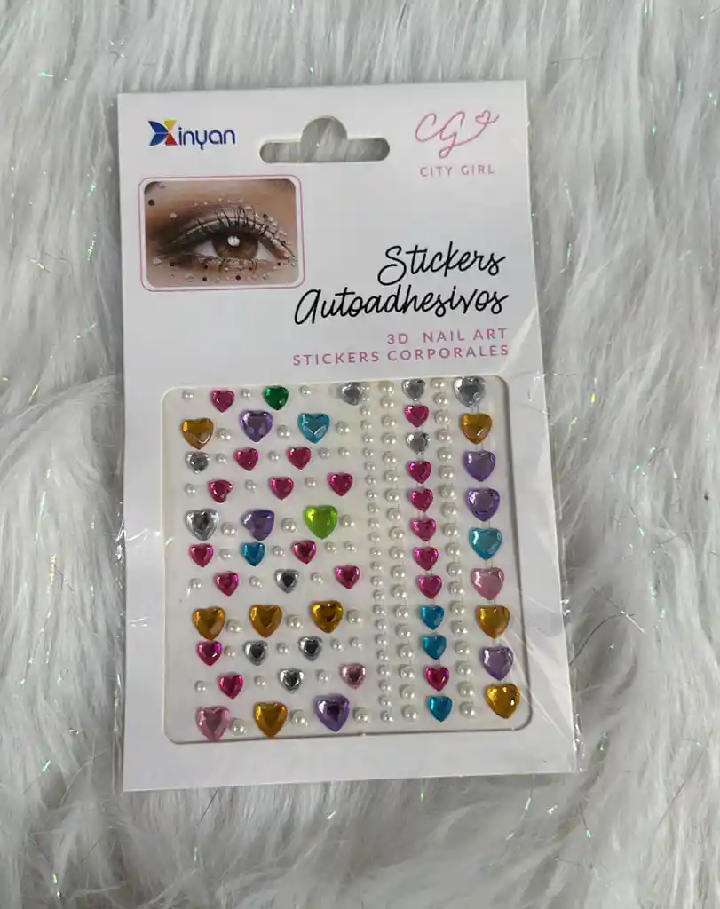 Gemas Adhesivas Ref 317 Pegatinas Para Ojos Rostro Y Cabello