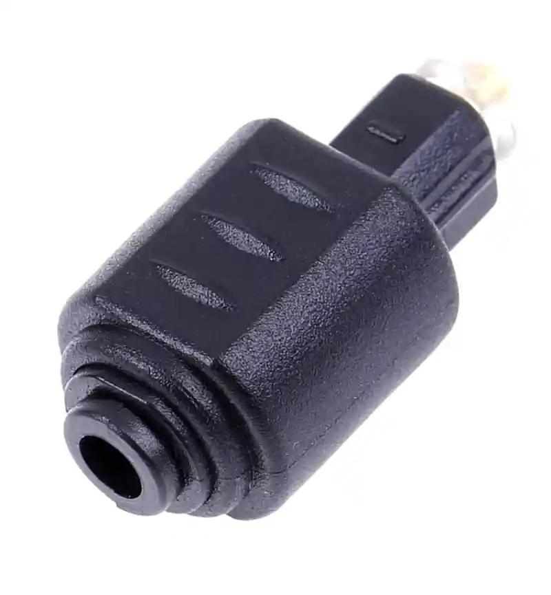 Adaptador De Audio Óptico Toslink Macho A Mini, Conector Hembra De 3,5mm. De Óptico A 3.5mm