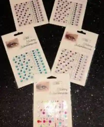 Perlas De Colores Para El Rostro Y Diferentes Diseños Surtidos Para Halloween Para Niña Dama mujer surtidas