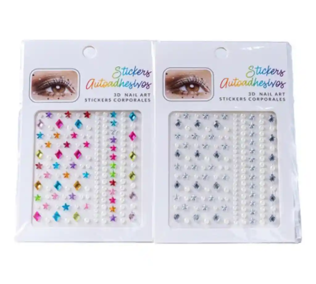 Perlas De Colores Para El Rostro Y Diferentes Diseños Surtidos Para Halloween Para Niña Dama mujer surtidas