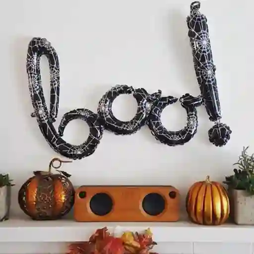 Halloween Globo Metalizado "boo"