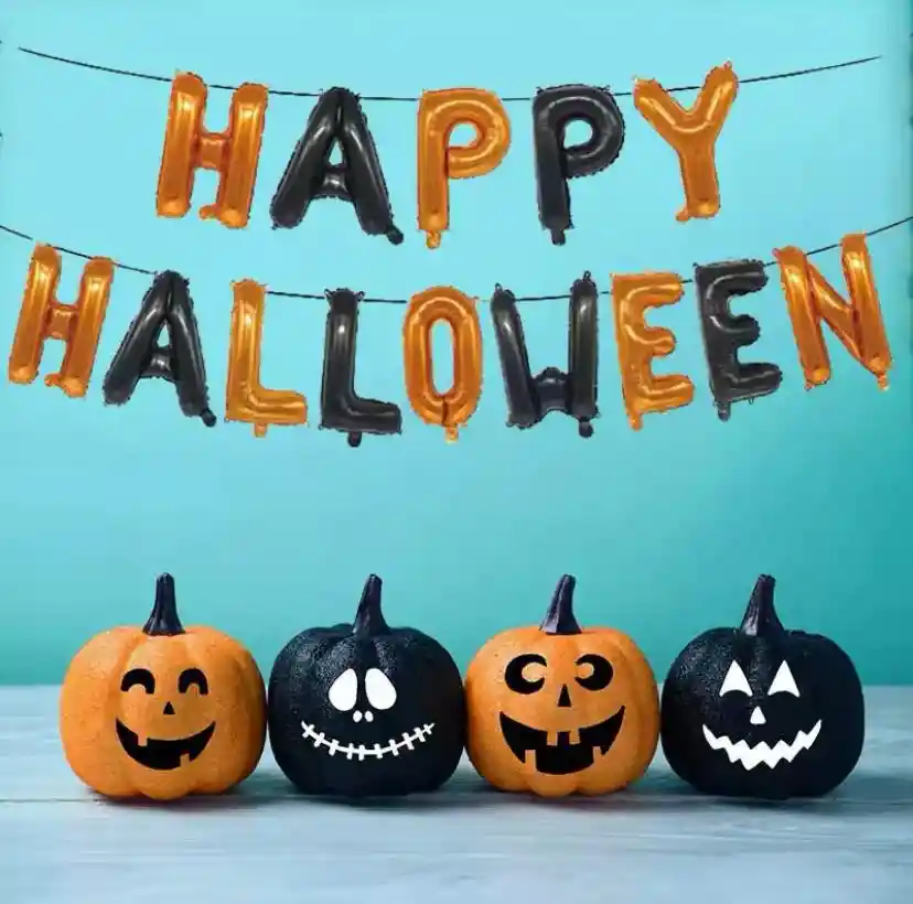 Halloween Globo Metalizado "happy Halloween"