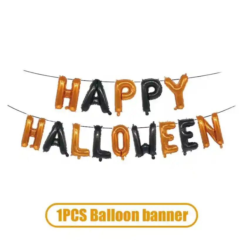 Halloween Globo Metalizado "happy Halloween"