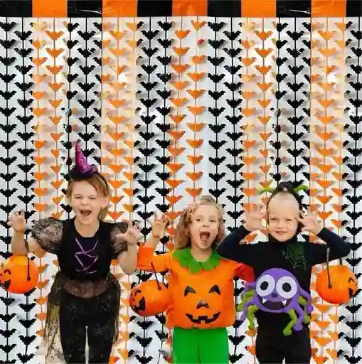 Halloween Cortina Decorativa