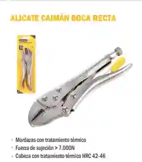 Alicate Caiman Boca Recta 10"