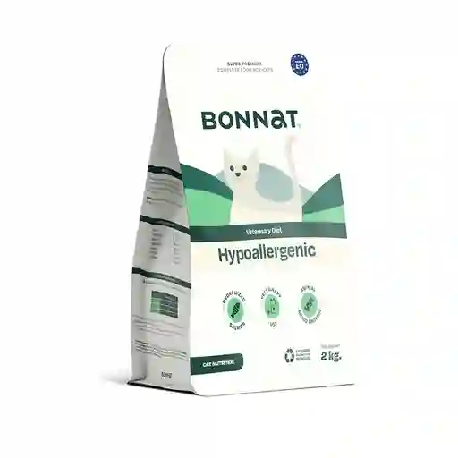 Bonnat Veterinary Diet Feline Hypoallergenic 2 Kg – Alimento Hipoalergénico Para Gatos