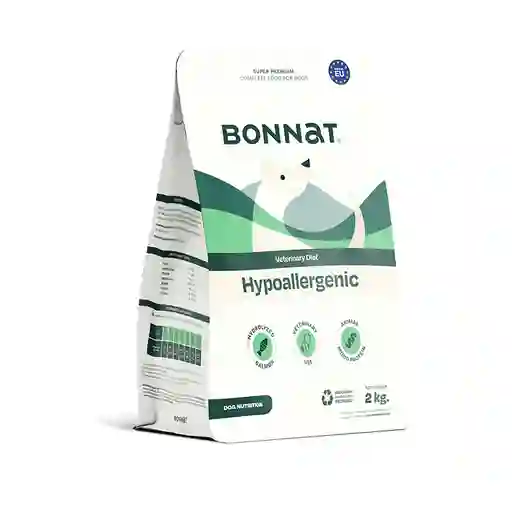 Bonnat Veterinary Diet Canine Hypoallergenic 2 Kg – Alimento Hipoalergénico Para Perros