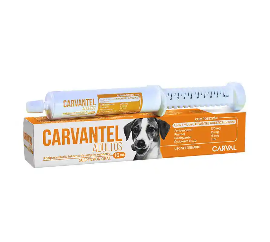 Carvantel Adultos Oral Jga 10ml – Antiparasitario Para Perros Y Gatos