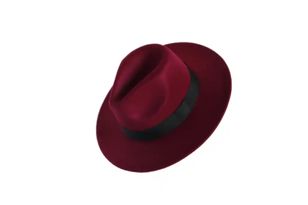 Sombrero Fedora Paño Ajustable C-bordo