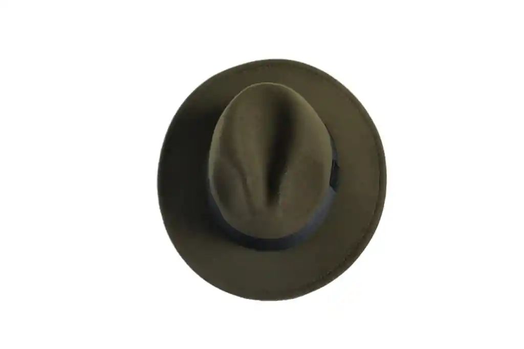 Sombrero Fedora Paño Ajustable C-verde