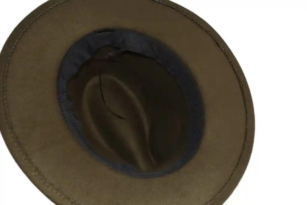 Sombrero Fedora Paño Ajustable C-verde