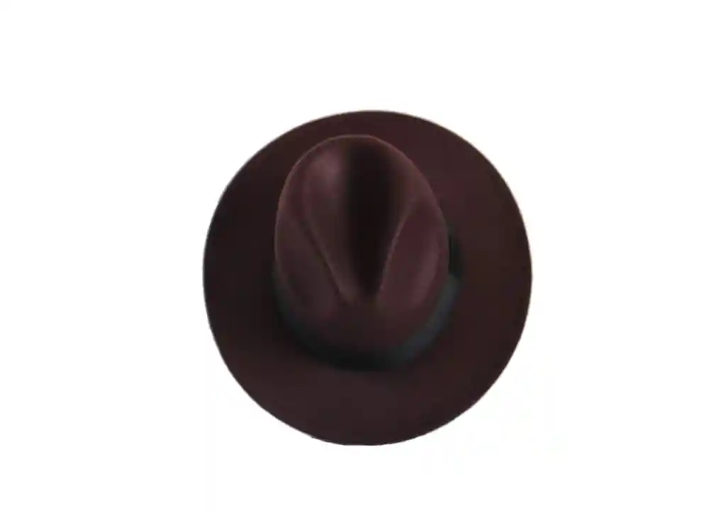 Sombrero Fedora Paño Ajustable C-marron