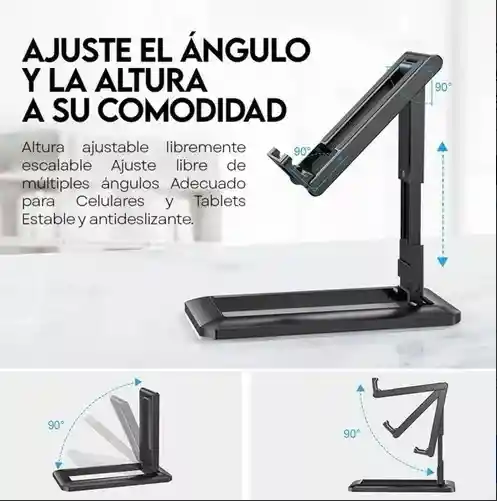 Porta Celular No1 Altura Ajustable Soporte Tablet Escritorio