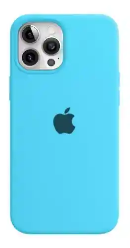 Silicone Case Azul Iphone 15 Pro