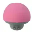 Hongo Mini Parlante Bluetooth Rosado