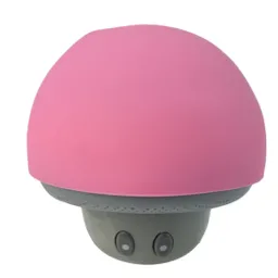 Hongo Mini Parlante Bluetooth Rosado