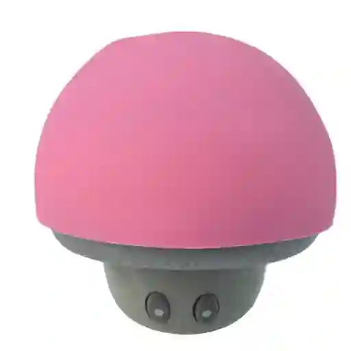 Hongo Mini Parlante Bluetooth Rosado