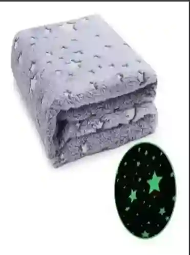 Cobija Manta Luminosas Cama Sencilla 180x170