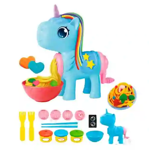 Juego De Masas Para Moldear Kitchen Dough Unicornio