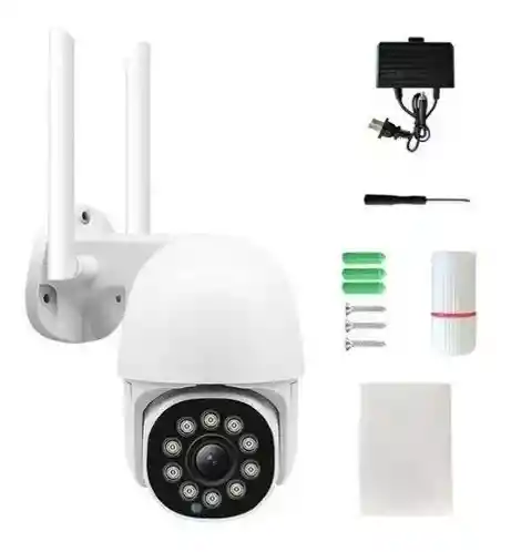 Camara Ip Wifi 2mp Exterior Domo Con Audio App V380