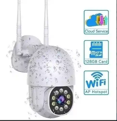 Camara Ip Wifi 2mp Exterior Domo Con Audio App V380