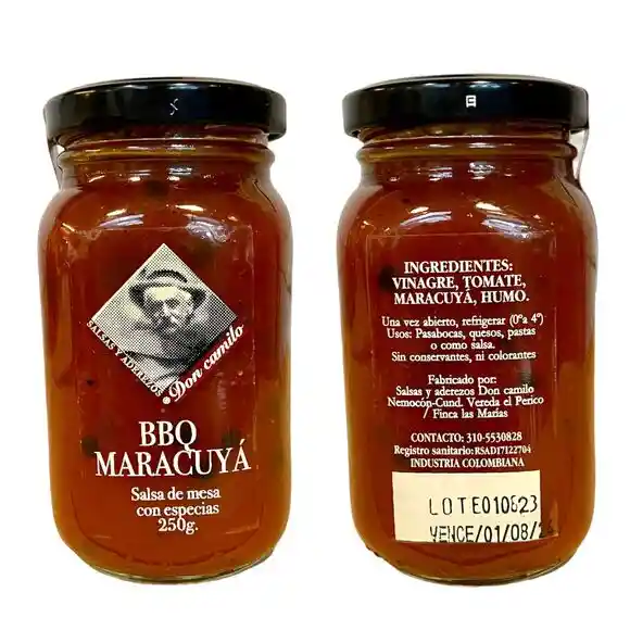 Don Camilo Bbq De Maracuya 250g